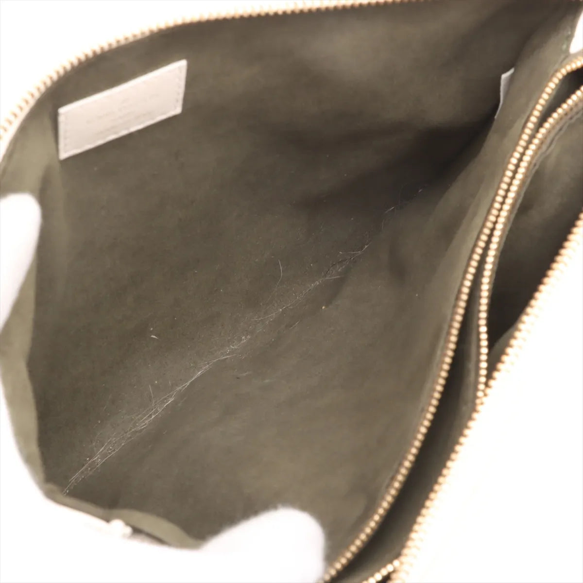 Louis Vuitton Monogram Embossed Coussin PM White