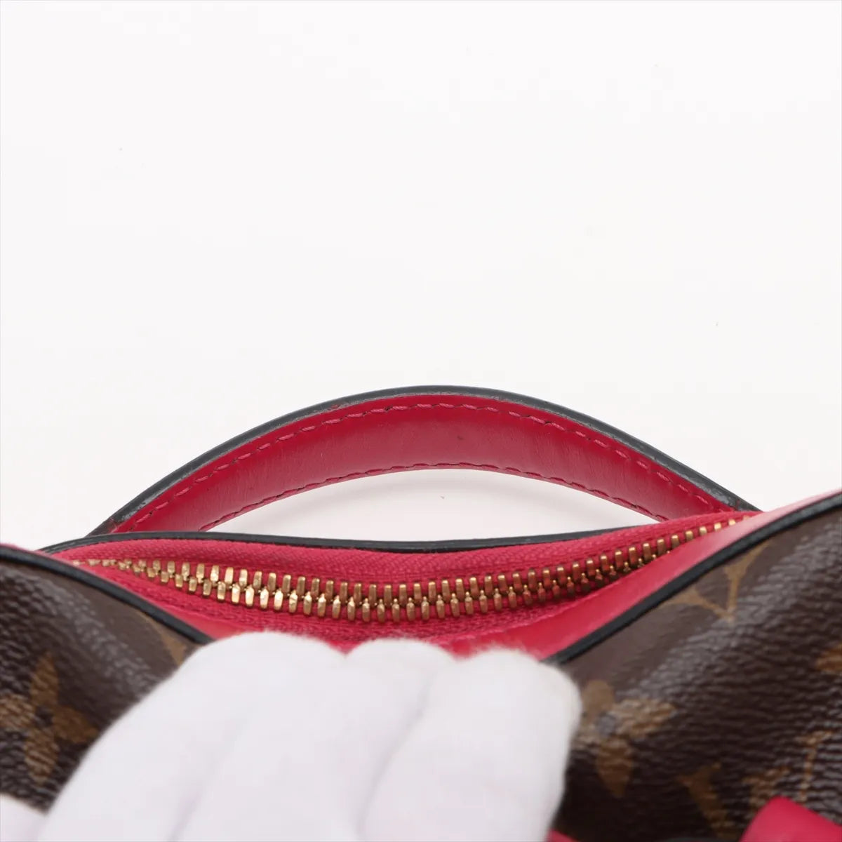 Louis Vuitton Monogram Saintonge Brown x Pink