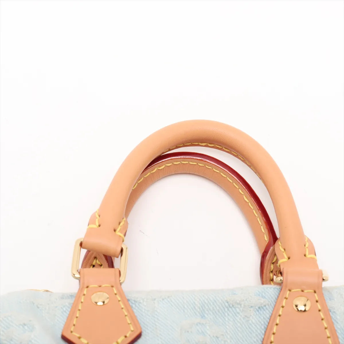 Louis Vuitton Monogram Denim Nano Speedy Blue