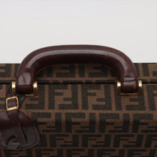 Load image into Gallery viewer, Fendi Zucca Canvas Leather Briefcase Brown