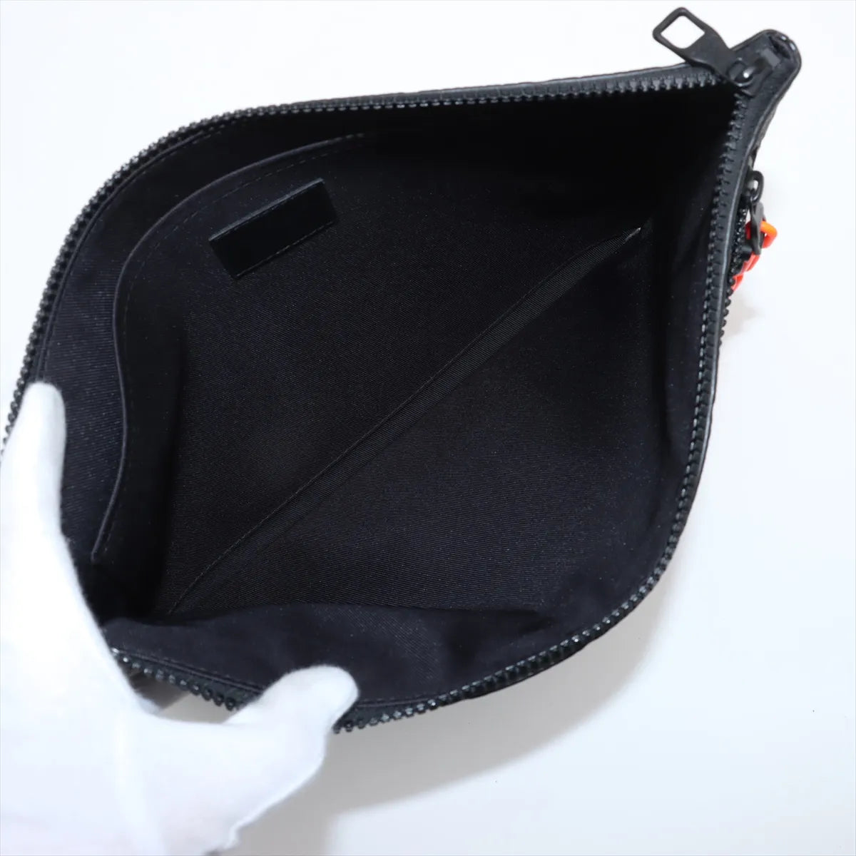 Louis Vuitton Monogram Taurillon A4 Pochette Black
