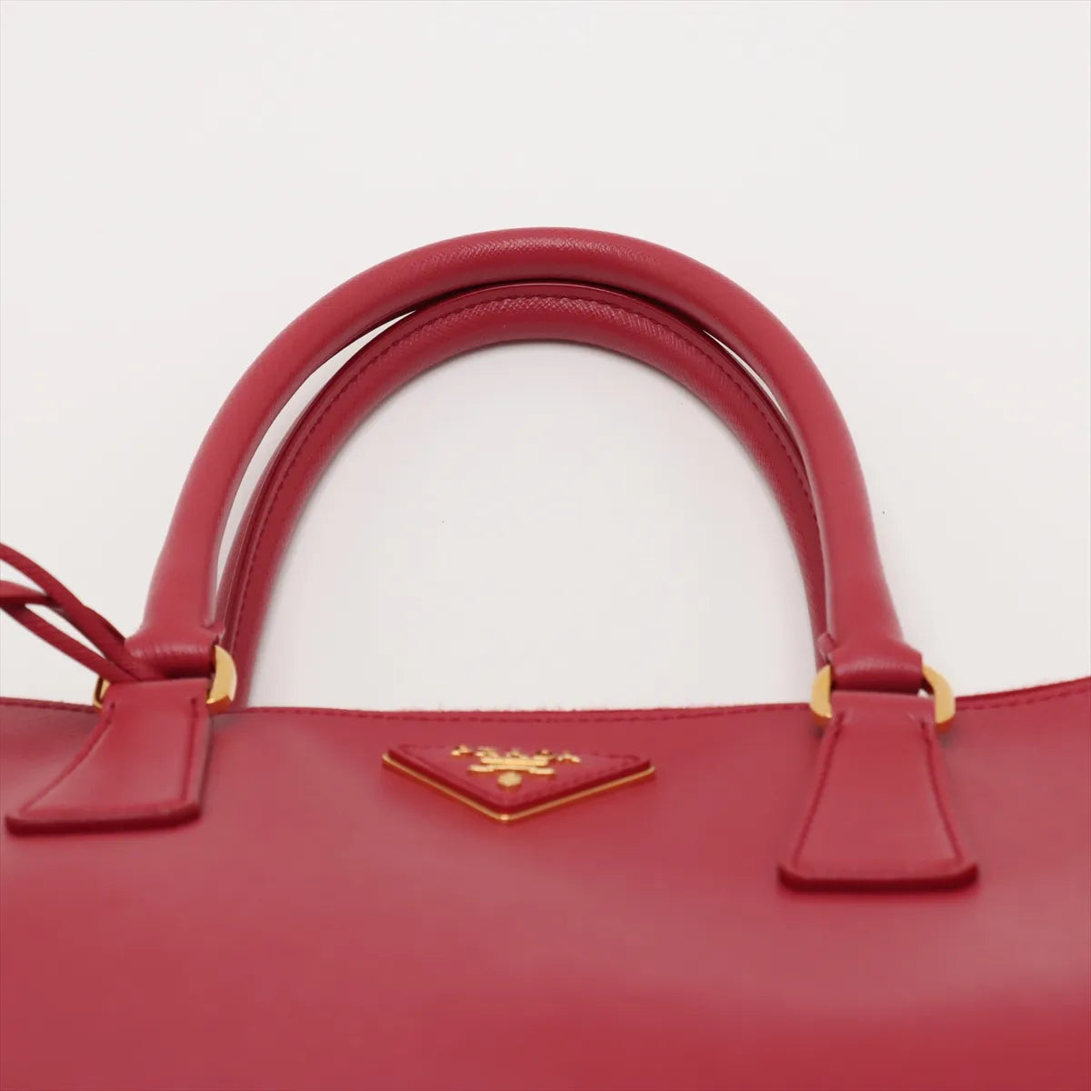 Prada Saffiano Galleria Leather Handbag Red