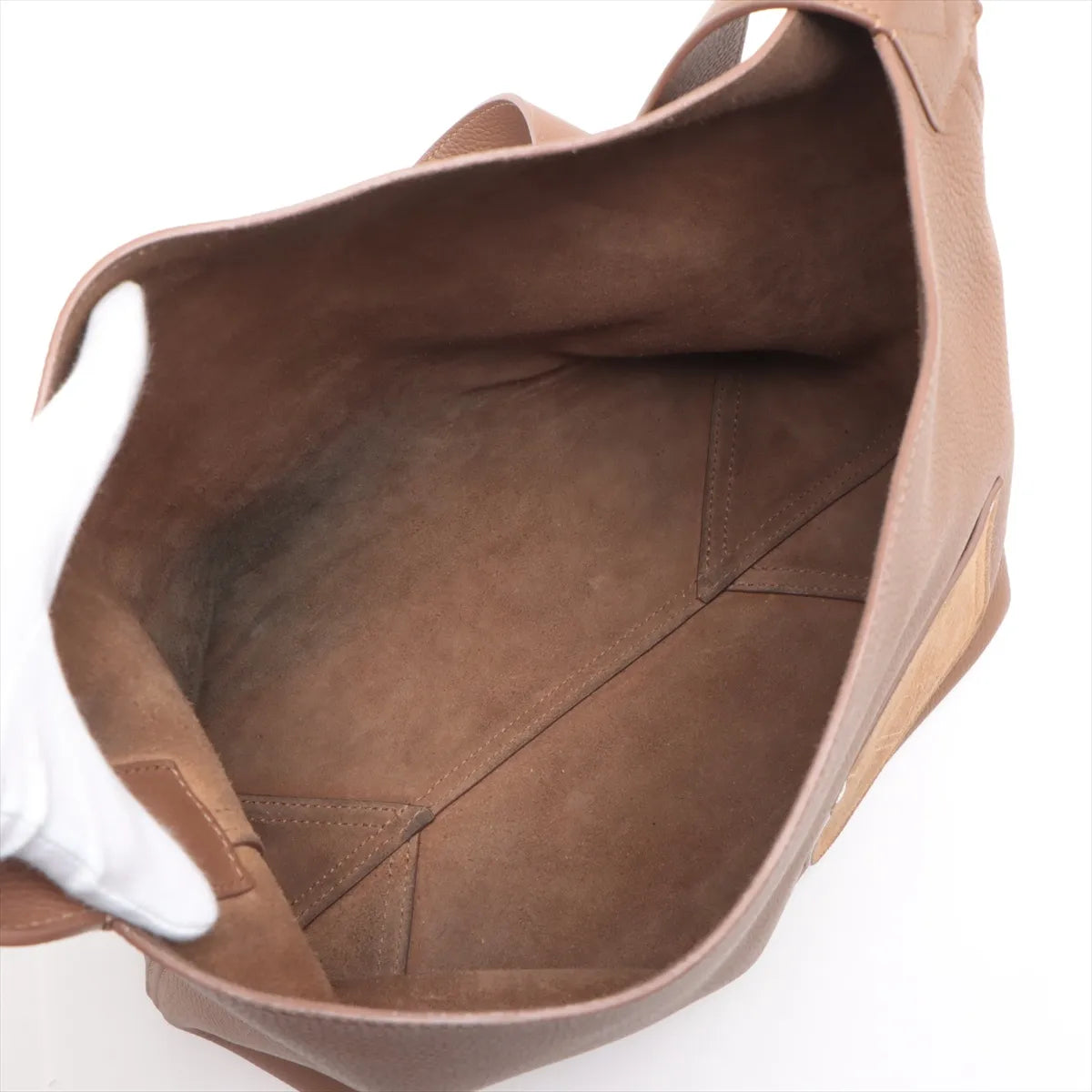 Louis Vuitton Verso LV Hobo Tote Bag Tan