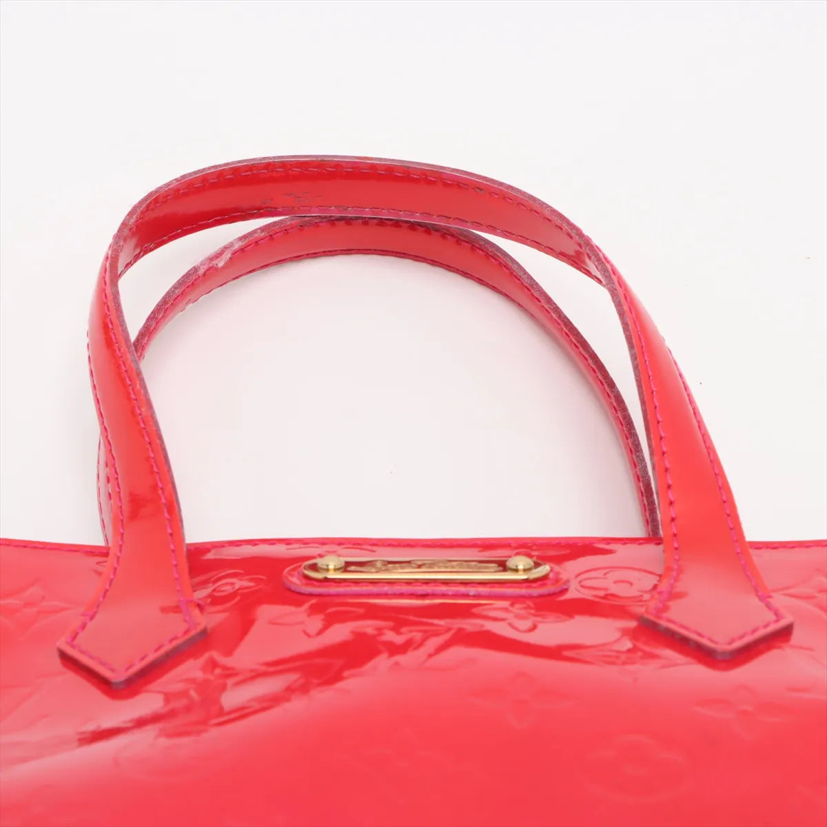 Louis Vuitton Monogram Vernis Wilshire PM Red-Pink