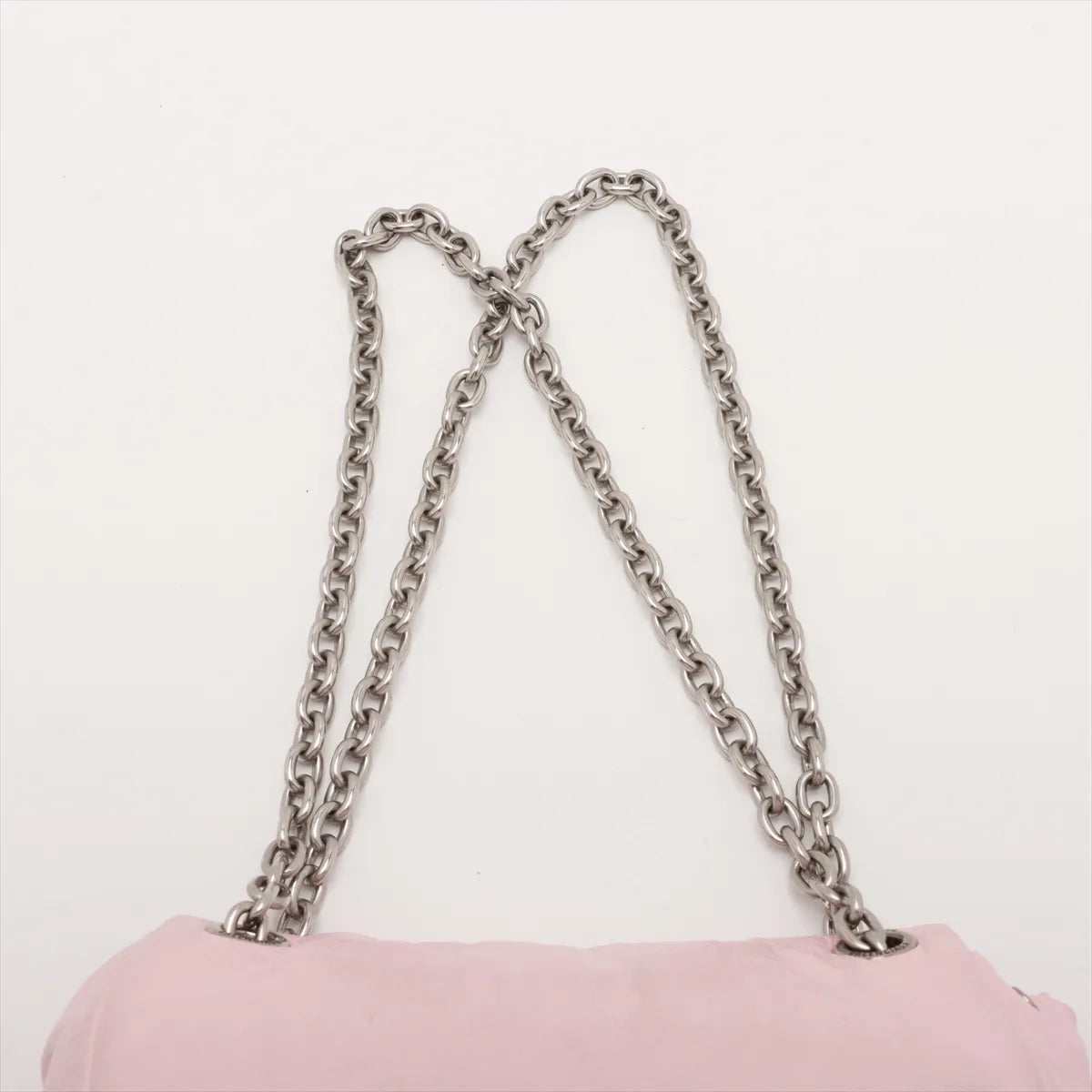 Balenciaga Monaco Leather Chain Shoulder Bag Pink