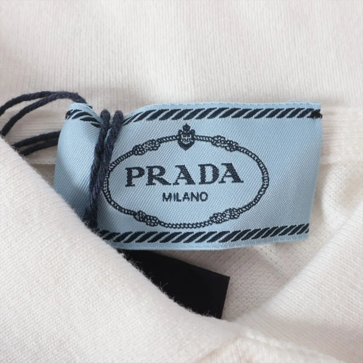Prada Cotton Polo Shirt White