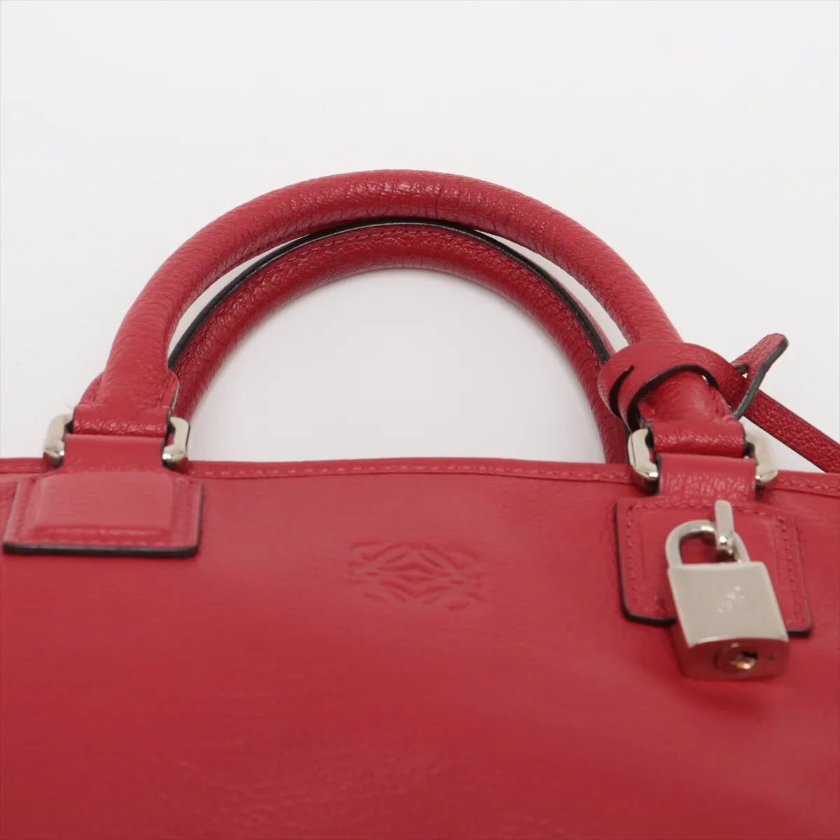 Loewe Amazona 28 Leather Handbag Red