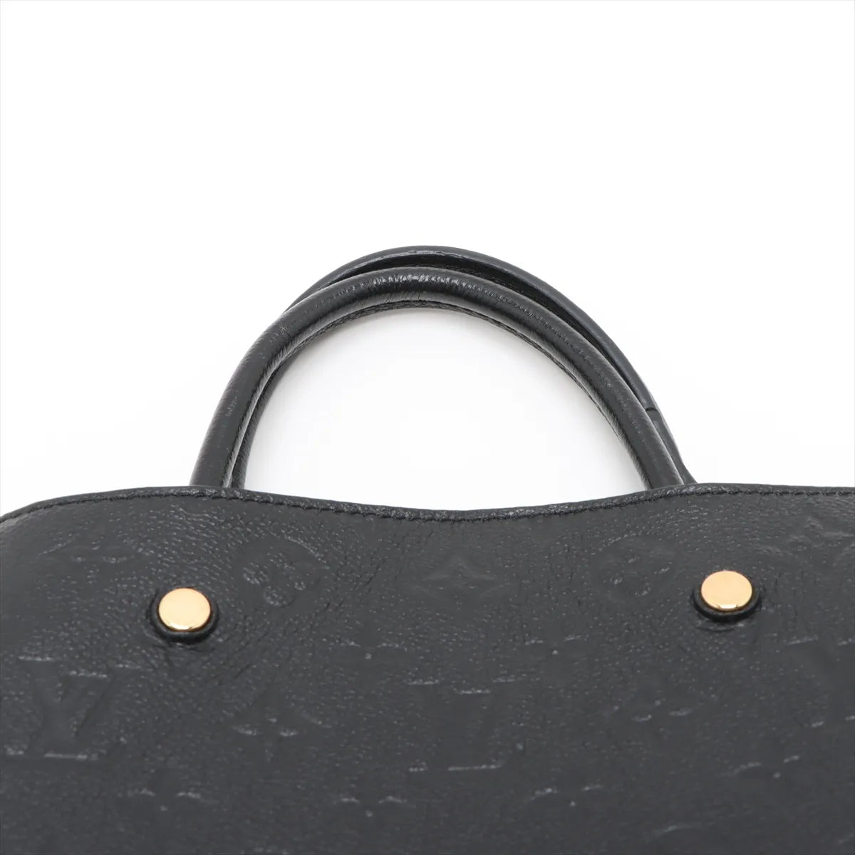 Louis Vuitton Monogram Empreinte Montaigne BB Black
