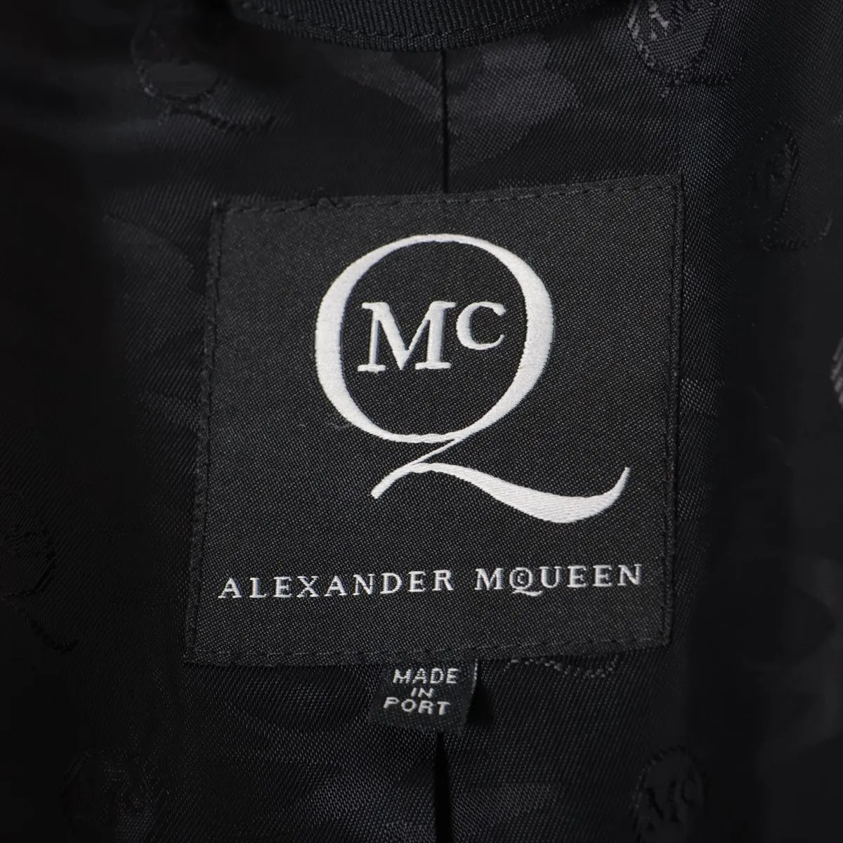 Alexander McQueen Wool Tailored Jacket Black