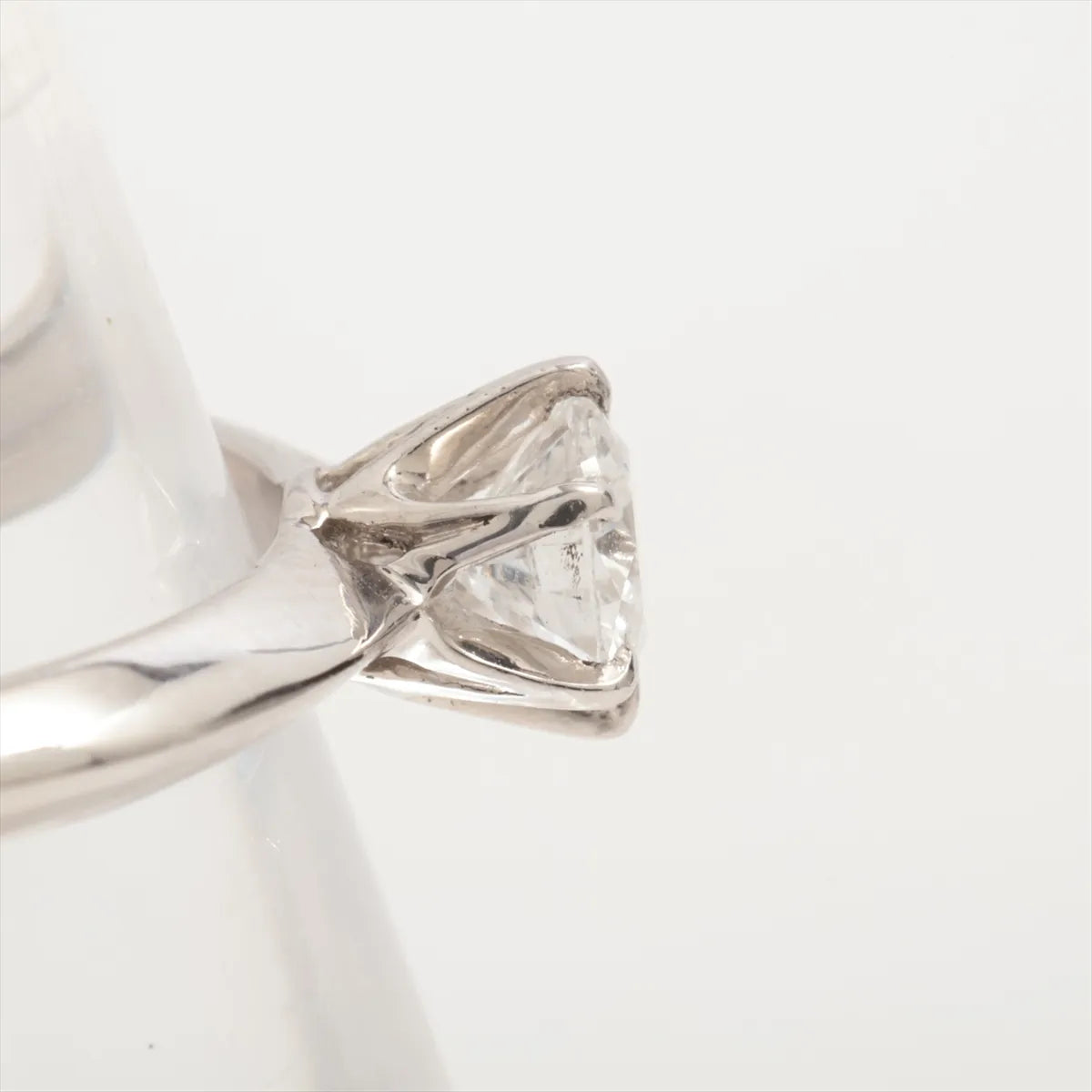 Tiffany & Co. Solitaire Diamond Ring Platinum