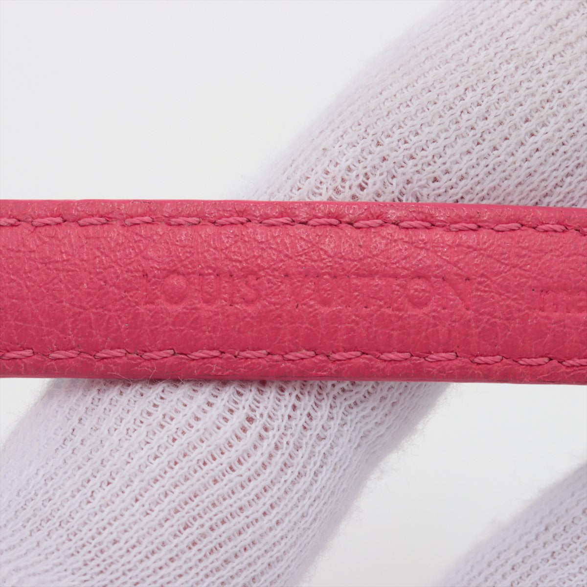 Louis Vuitton Monogram Lockit Double Wrap Bracelet Fuchsia