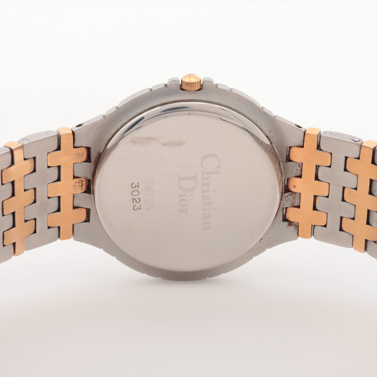 Christian Dior Round Two-toned Quartz Watch