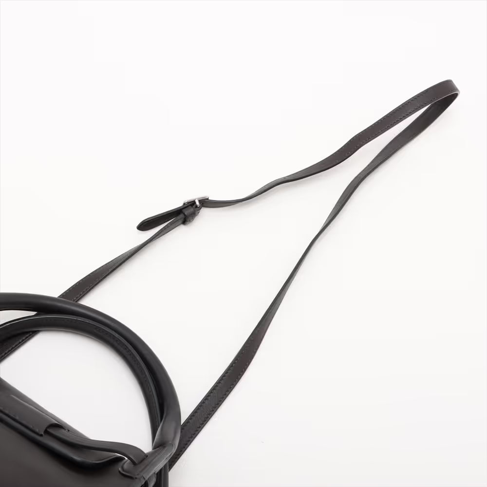 Celine Big Bag Small Leather Two-Way Handbag Dark Brown