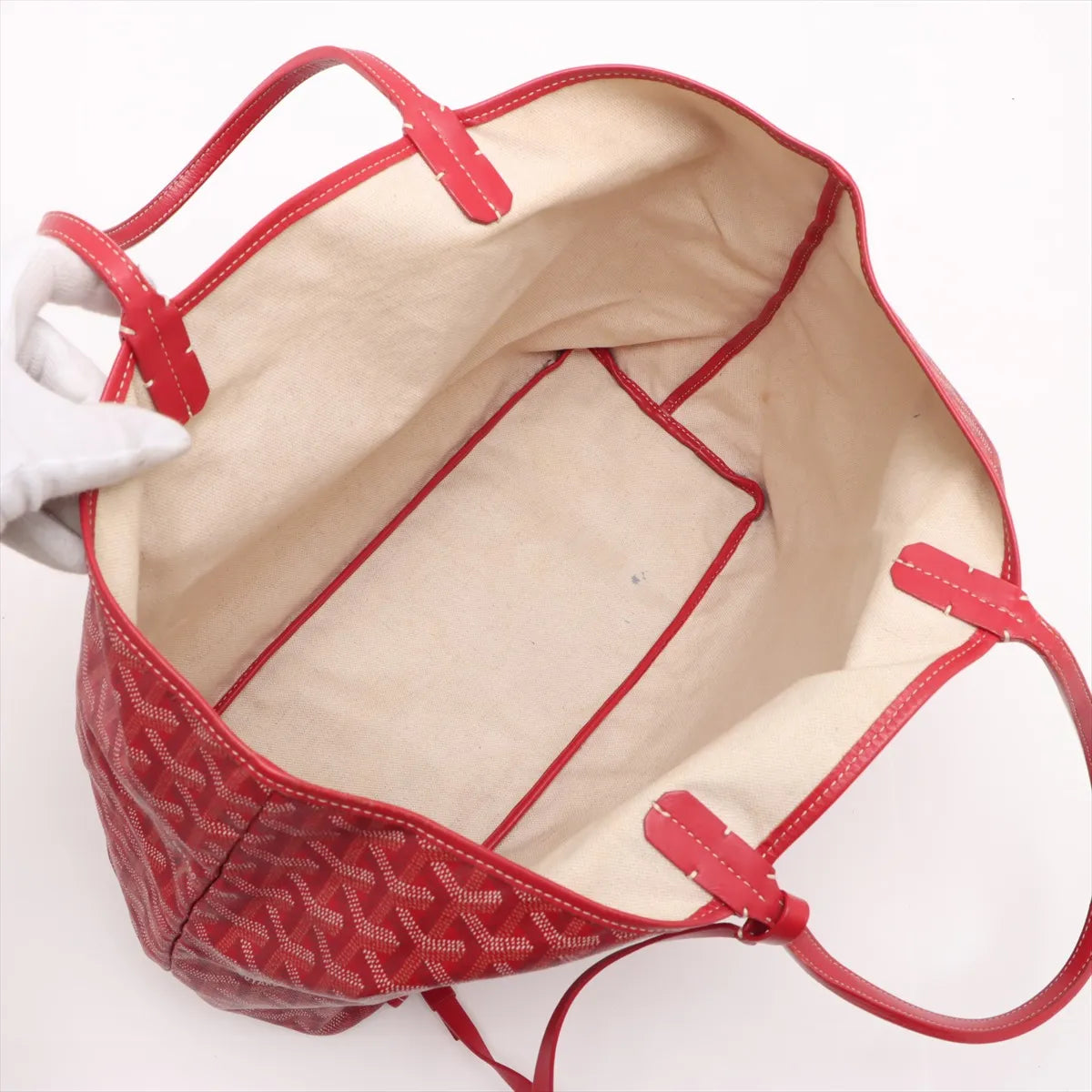 Goyard Saint Louis PM Tote Bag Red