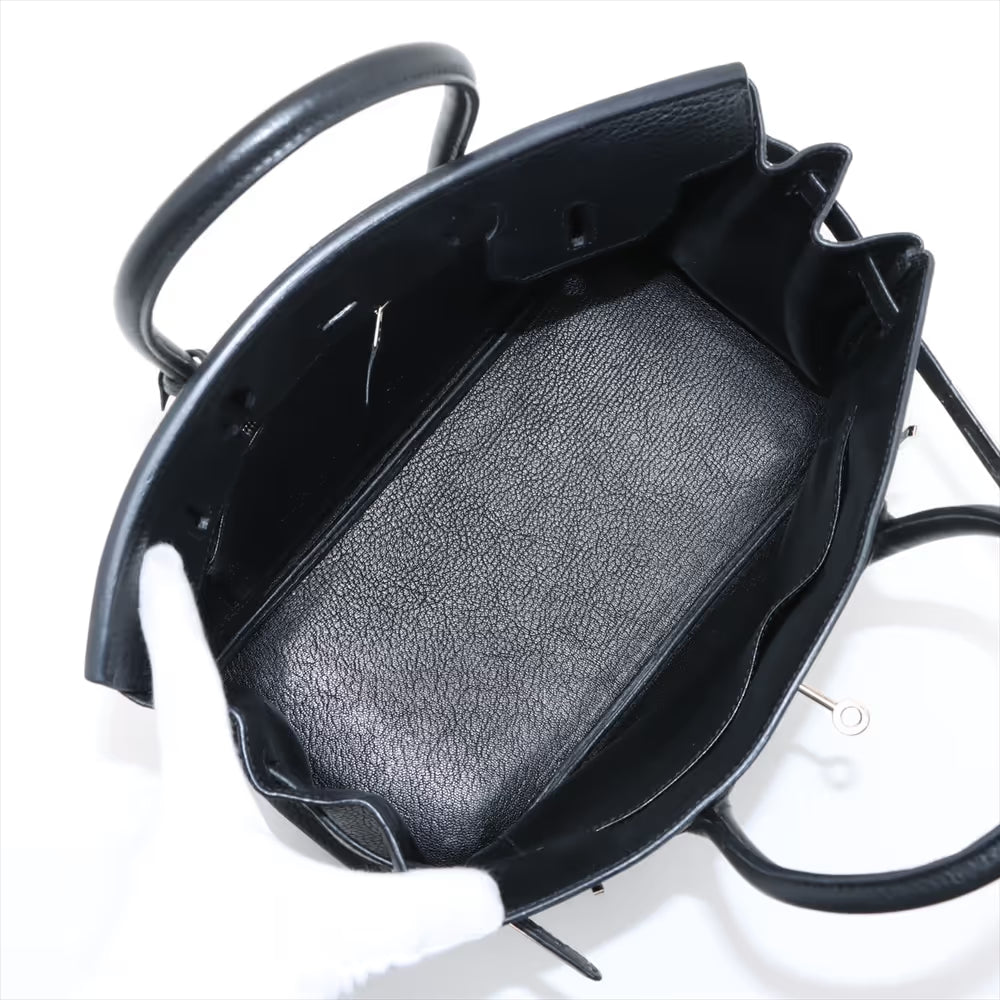 Hermès Birkin 30 Le Tournay Taurillon Clemence  Black