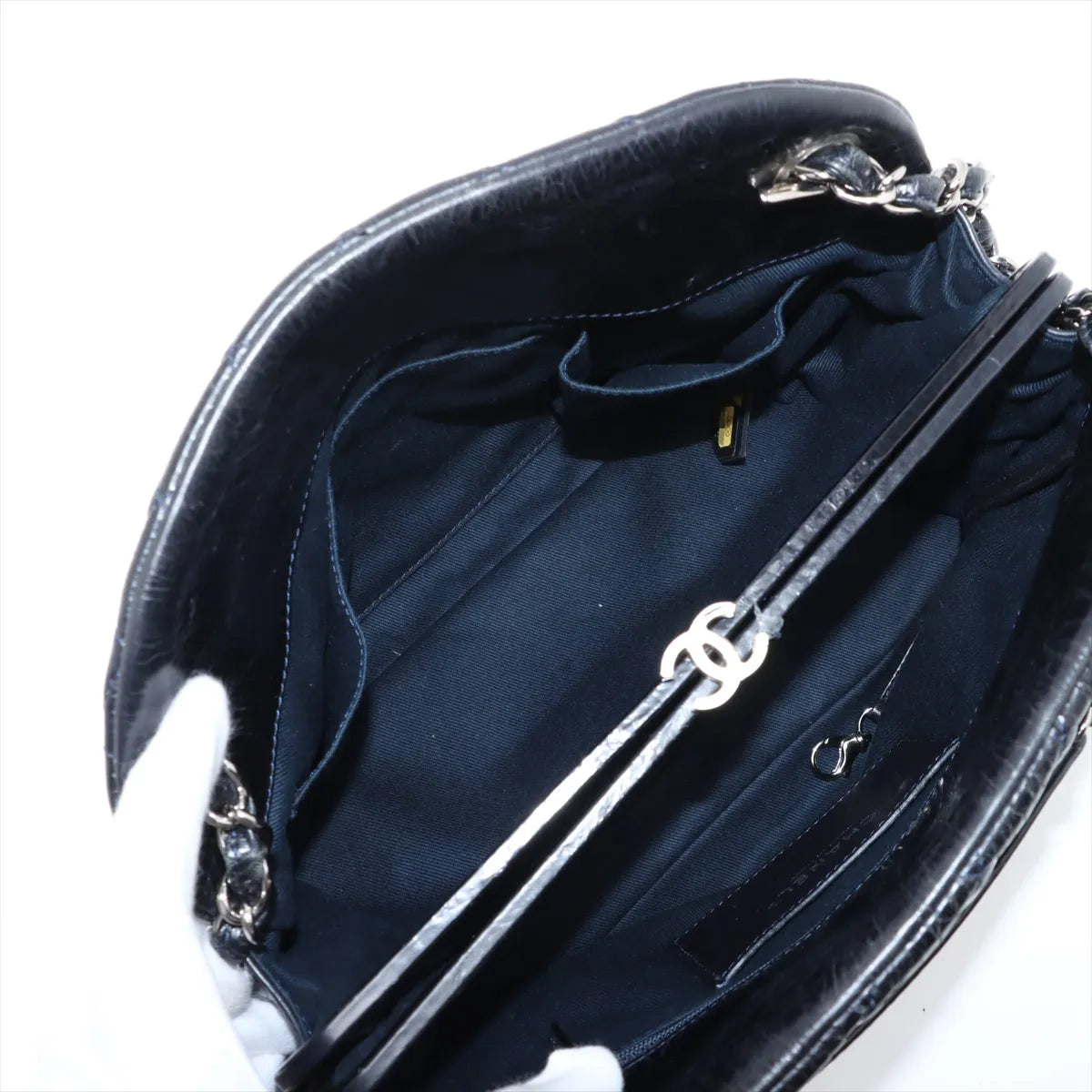 Chanel Mademoiselle Vintage Calf Chain Shoulder Bag