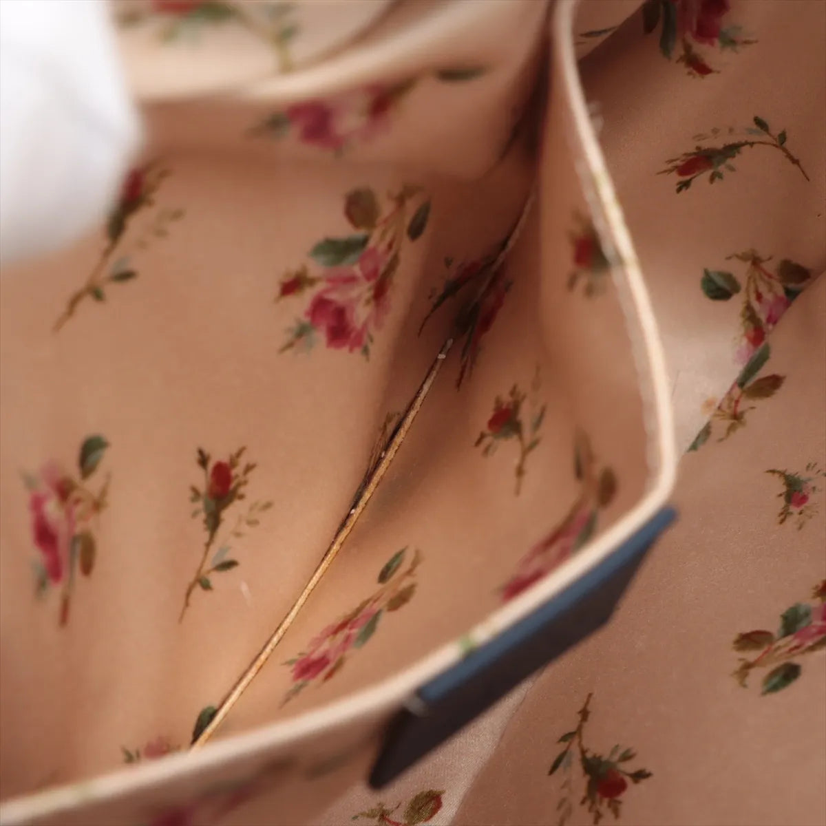 Gucci GG Marmont Pearl Denim Chain Shoulder Bag Blue