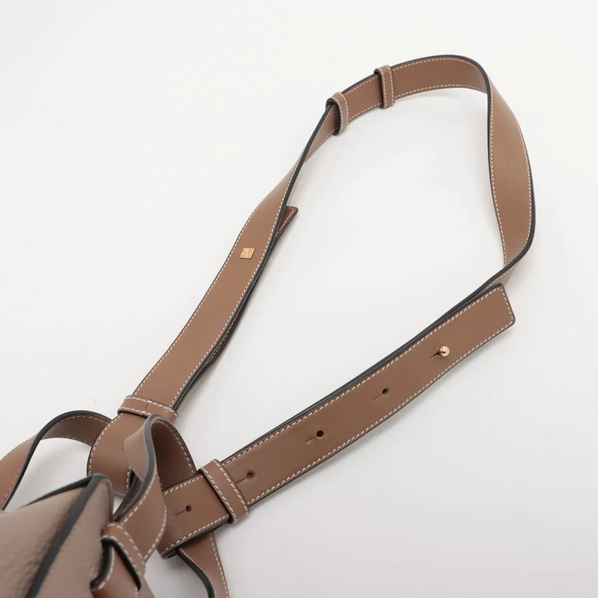 Loewe Hammock Small Leather Two-Way Shoulder Bag Brown