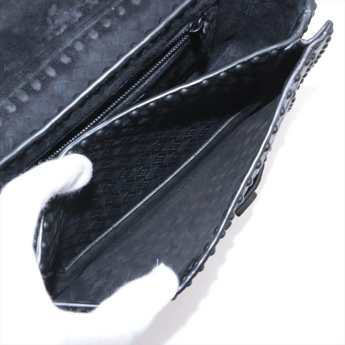 Christian Dior Dio(R)evolution Leather Shoulder Bag Black