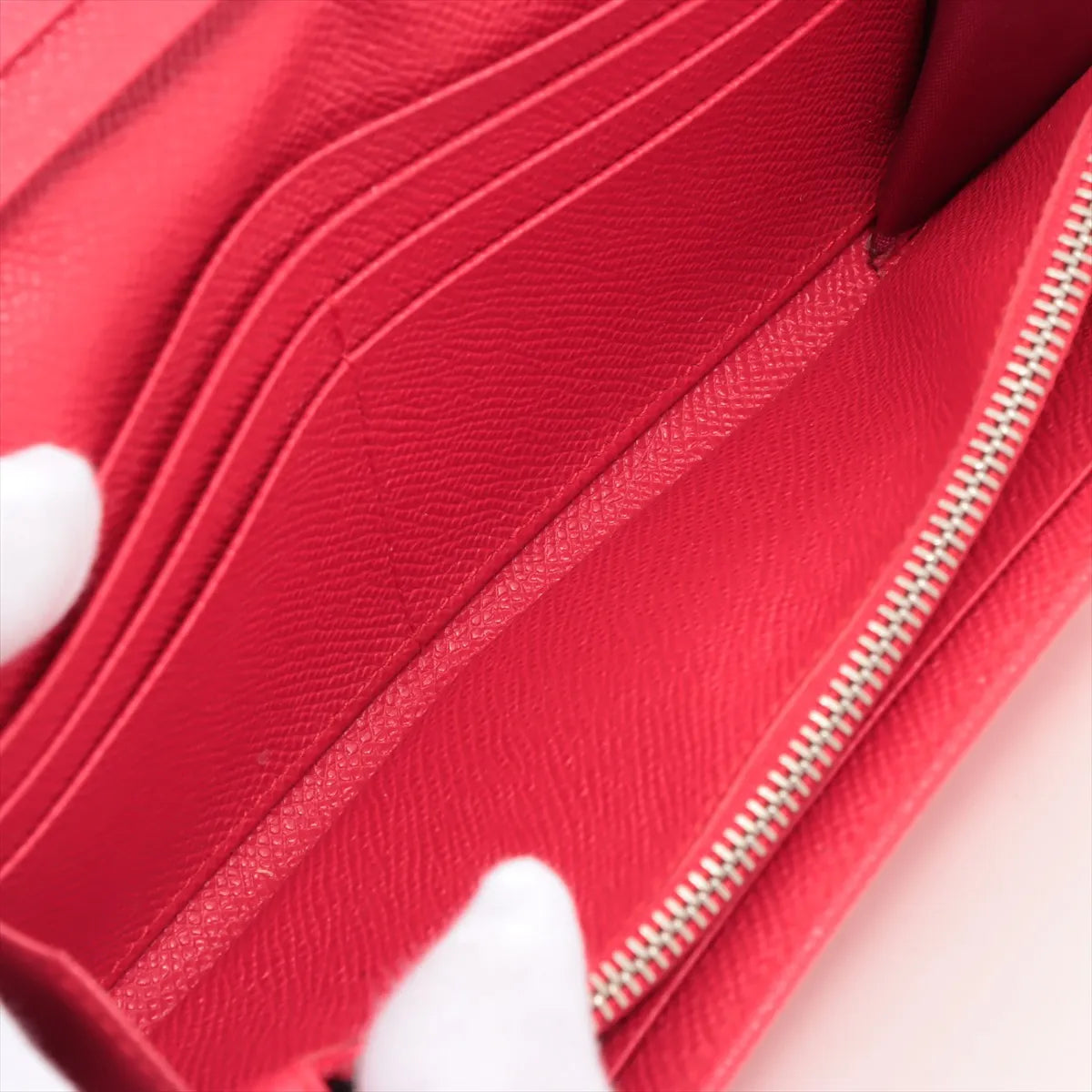 Bvlgari Bvlgari Bvlgari Leather Long Wallet Red