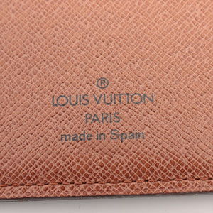 Louis Vuitton Monogram Credit Bill Long Wallet Brown