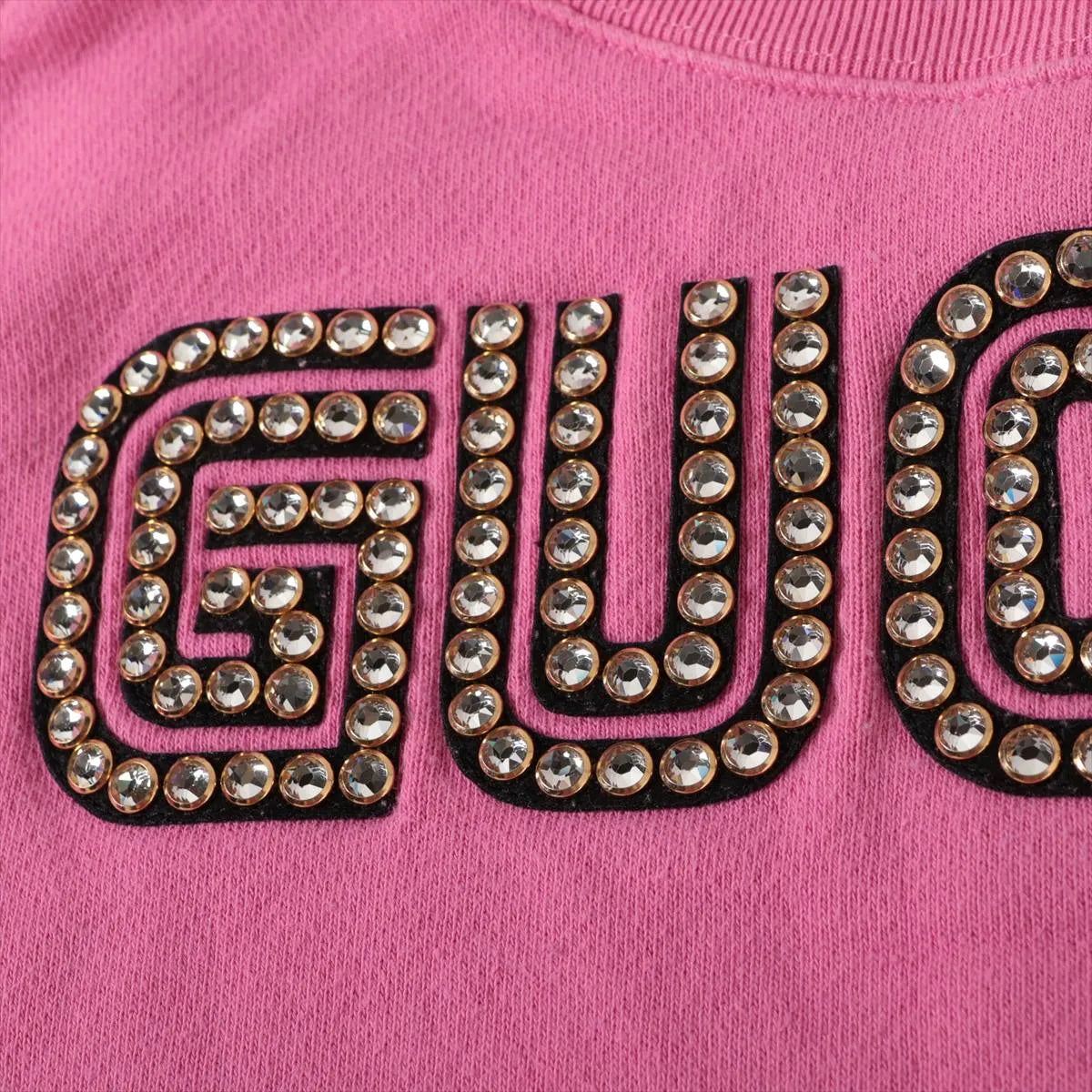 Gucci Maison De l`Amour Cotton Knitted Sweatshirt Pink