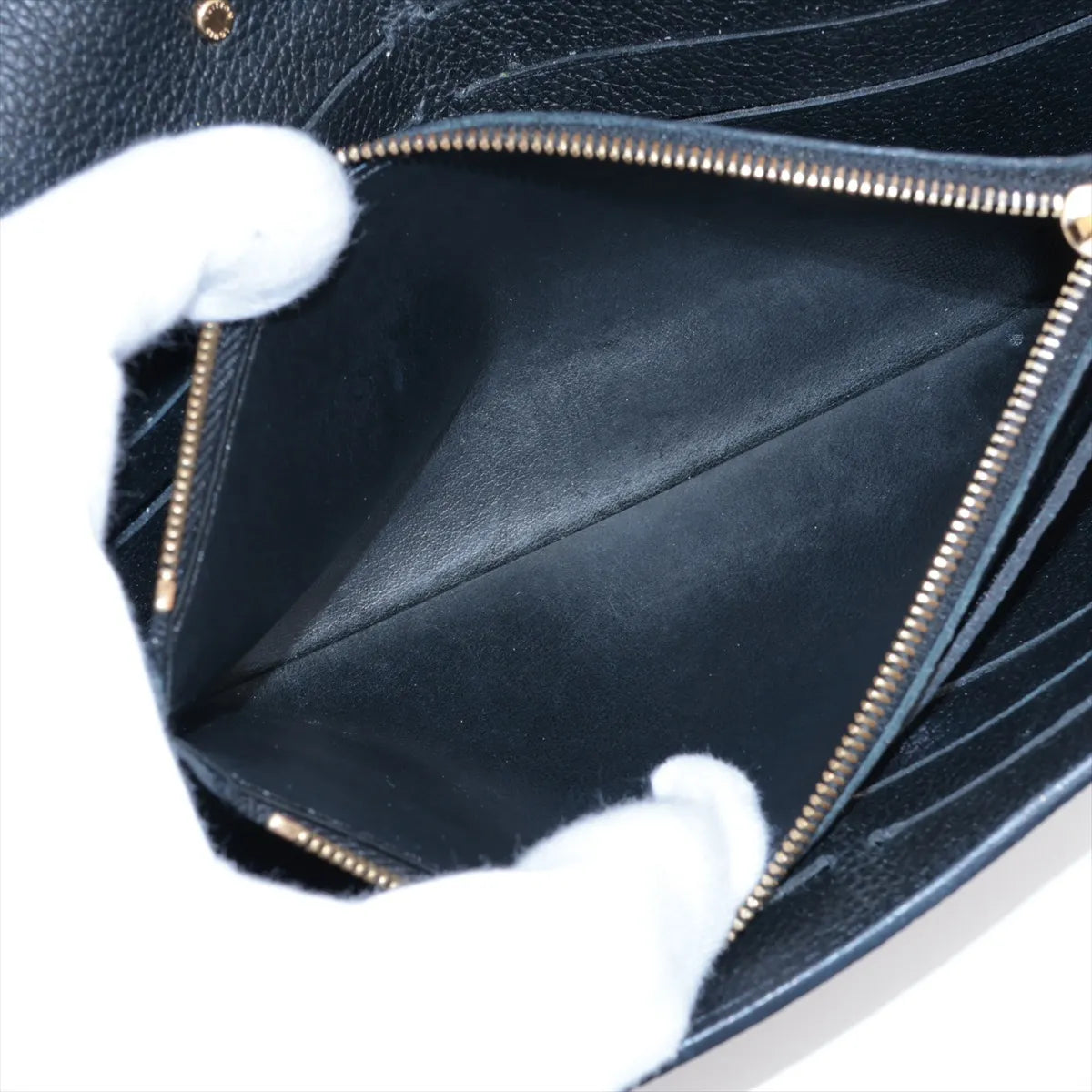Louis Vuitton Monogram Empreinte Métis Long Wallet Black