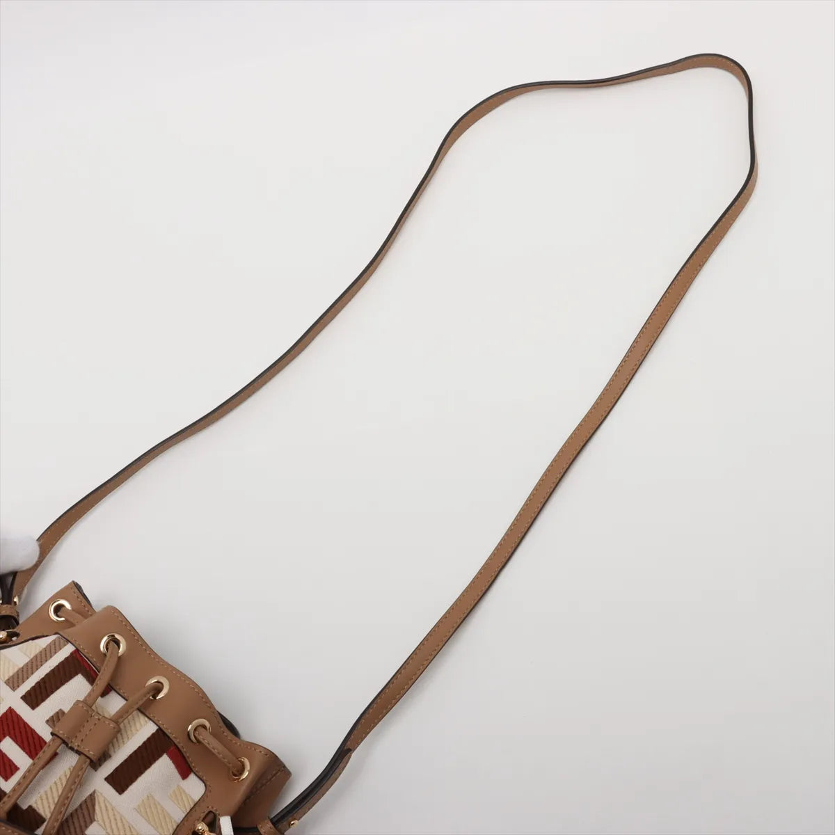 Fendi Zucca Mon Tresor Mini Canvas Two-Way Handbag Multicolor