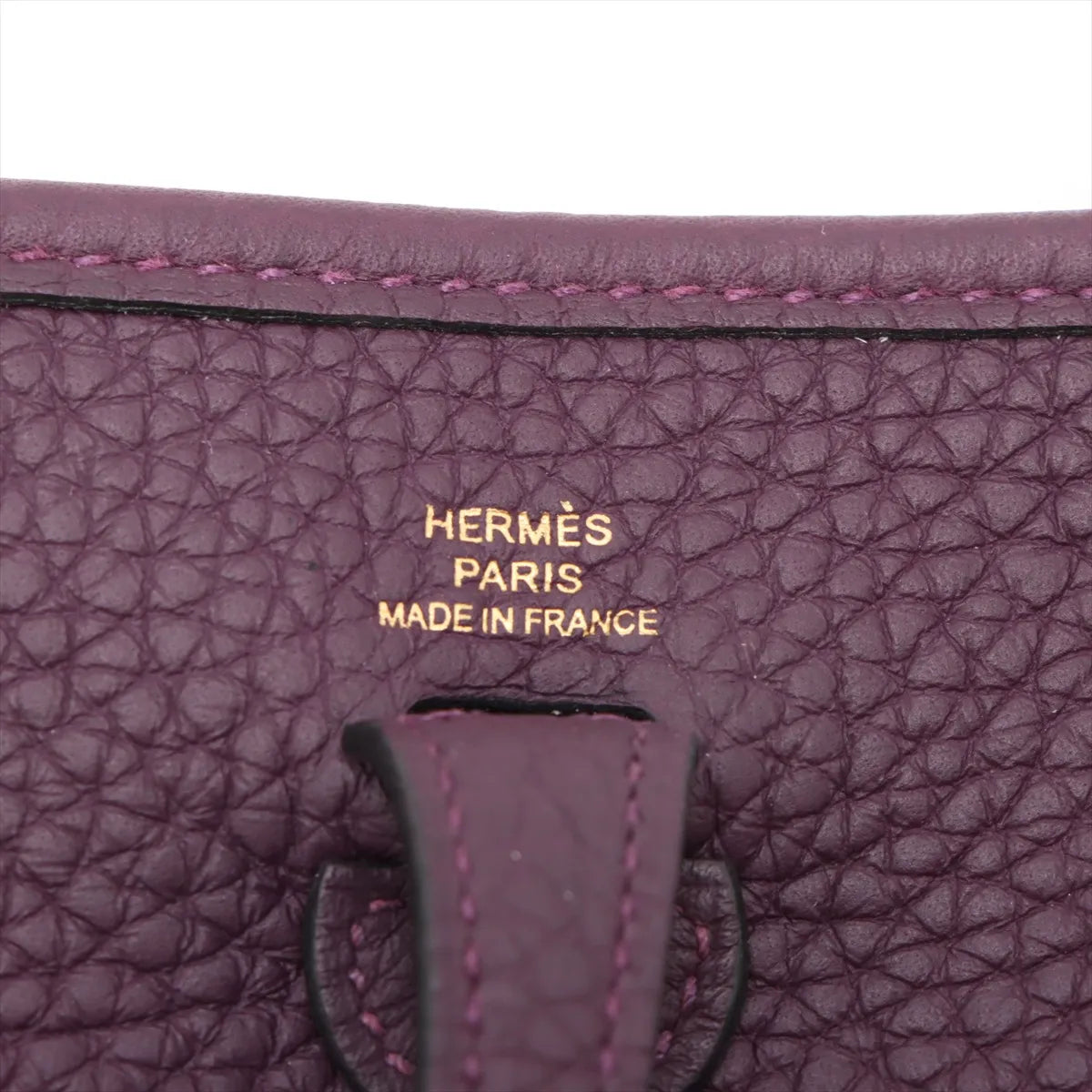 Hermes Evelyne 16 TPM Taurillon Clemence Cassis