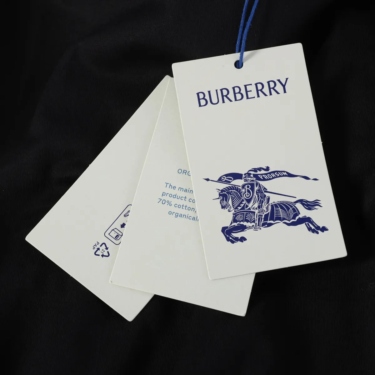 Burberry Nova Check Cotton T-shirt Black x Beige