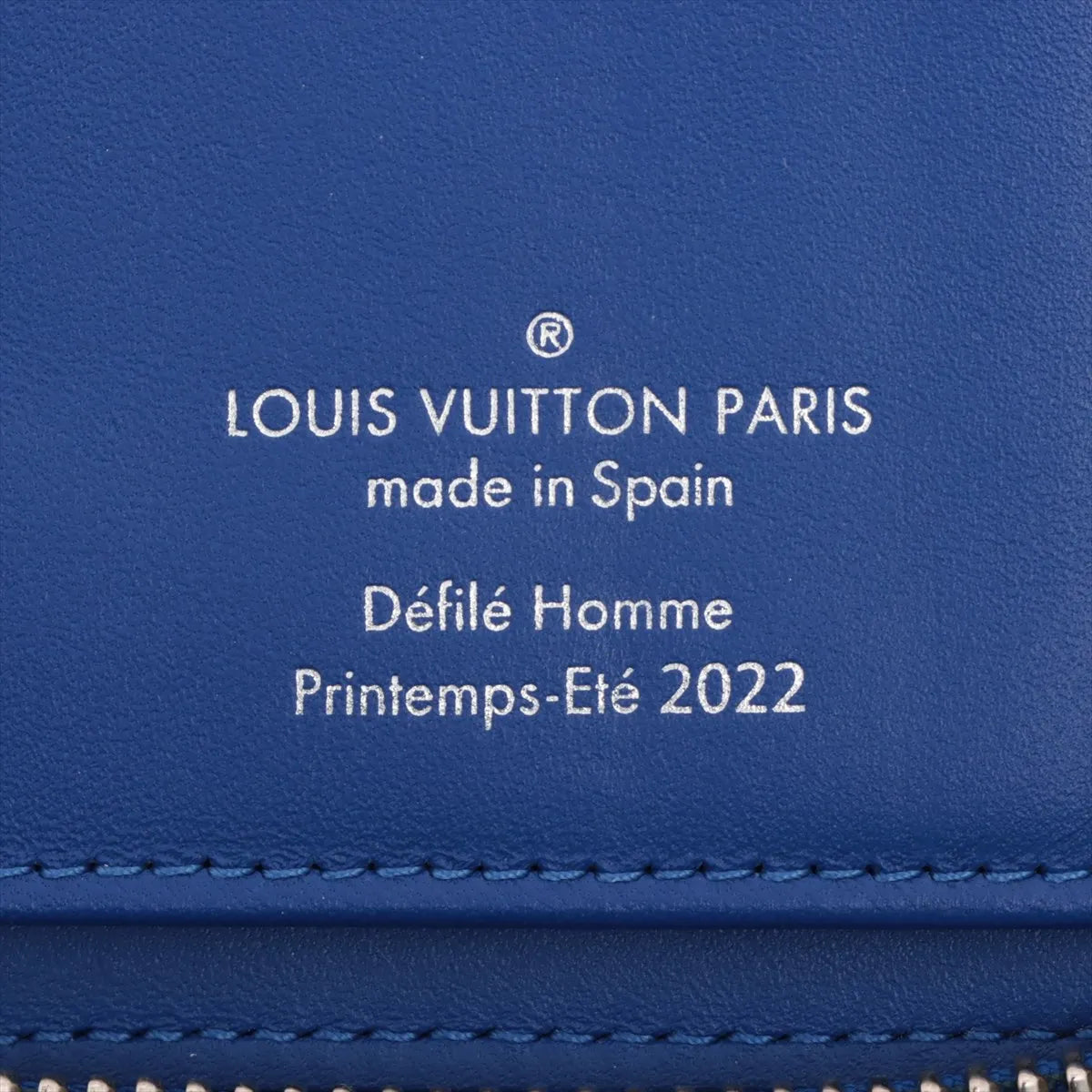 Louis Vuitton Monogram Illusion Zippy Wallet Vertical Blue x Neon Pink