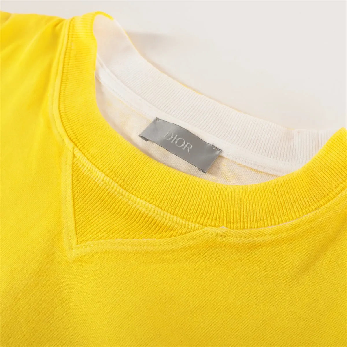 Dior x Shawn Stussy Cotton T-shirt Yellow