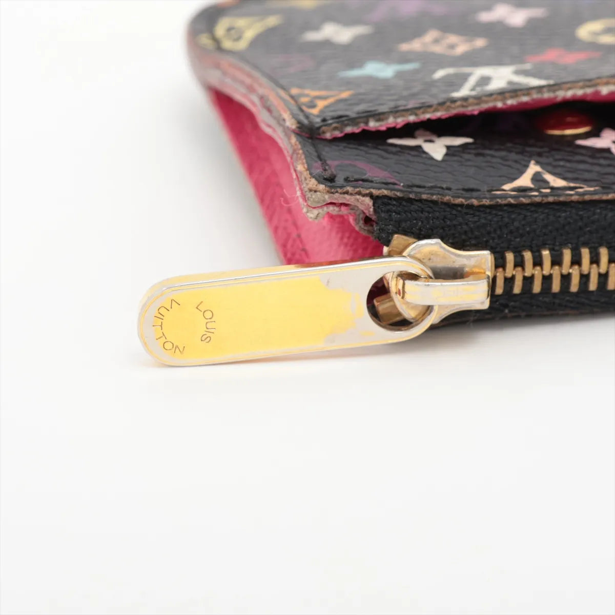 Louis Vuitton Monogram Multicolor Pochette Coin Purse Black