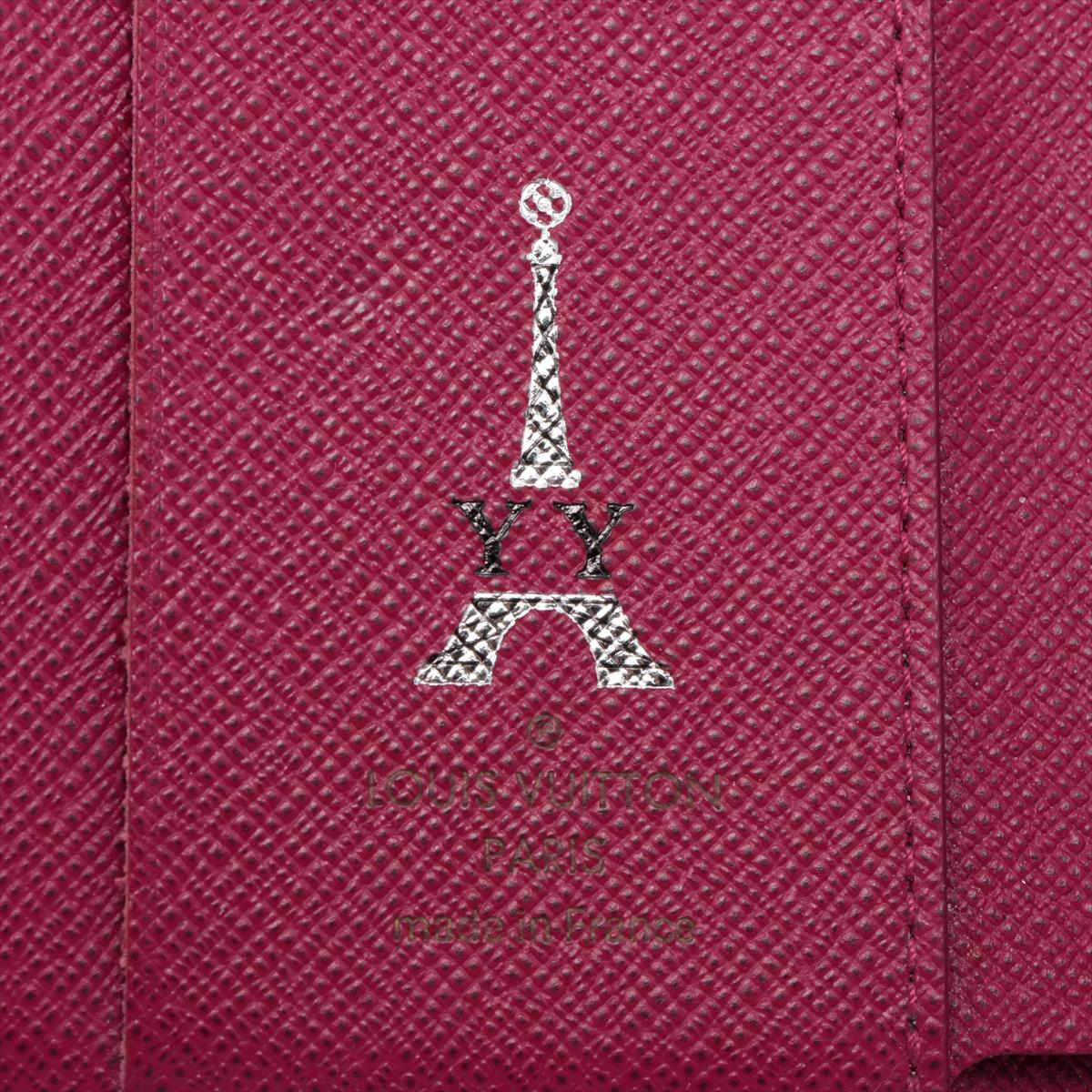 Louis Vuitton Monogram Portefeuille Zoé Compact Wallet Fushia