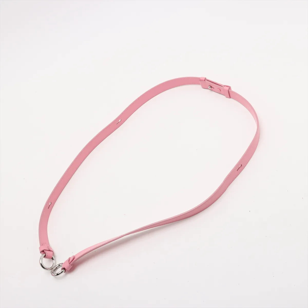 Maison Margiela Snatched Leather Two-Way Handbag Pink