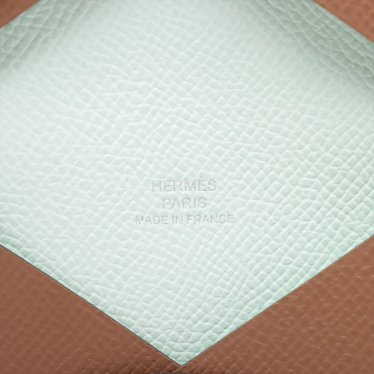 Hermès Calvi Card Holder Brown