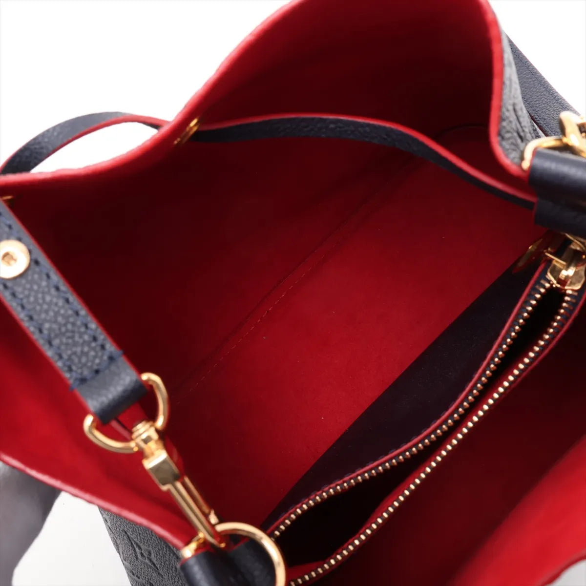 Louis Vuitton Monogram Empreinte Neonoe Marine Rouge