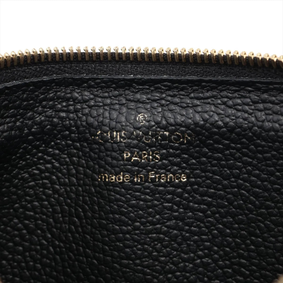 Louis Vuitton Monogram Empreinte Carte Recto Verso Black