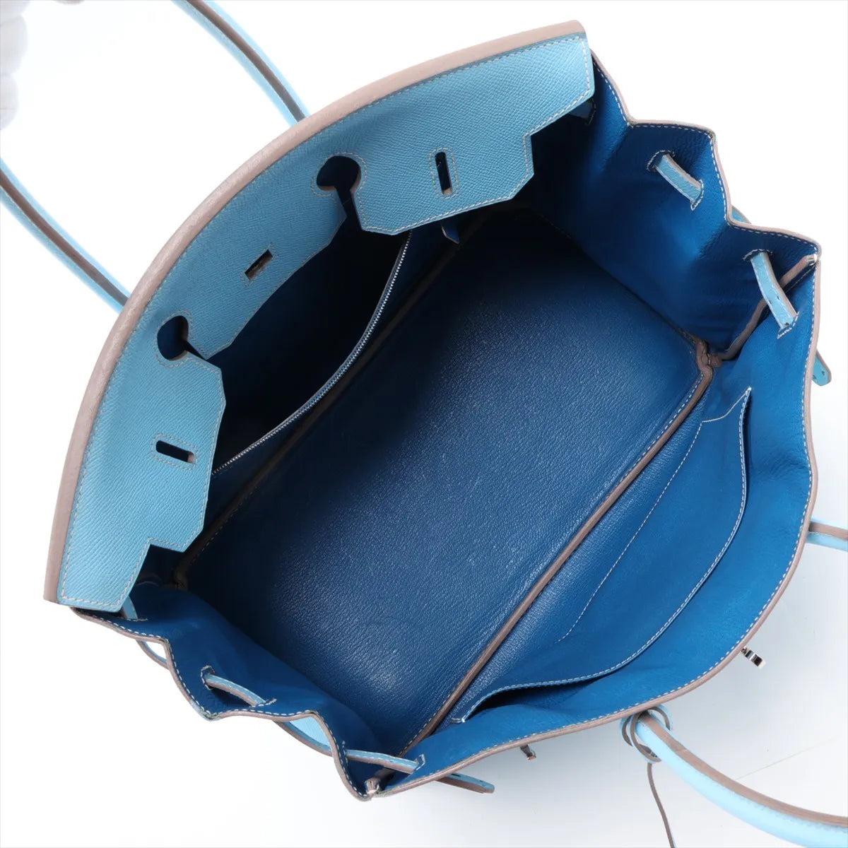 Hermes Candy Birkin 35 Veau Epsom Celeste x Mykonos