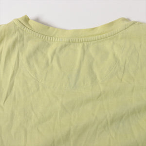 Fendi Label Tag Logo T-shirt Yellow