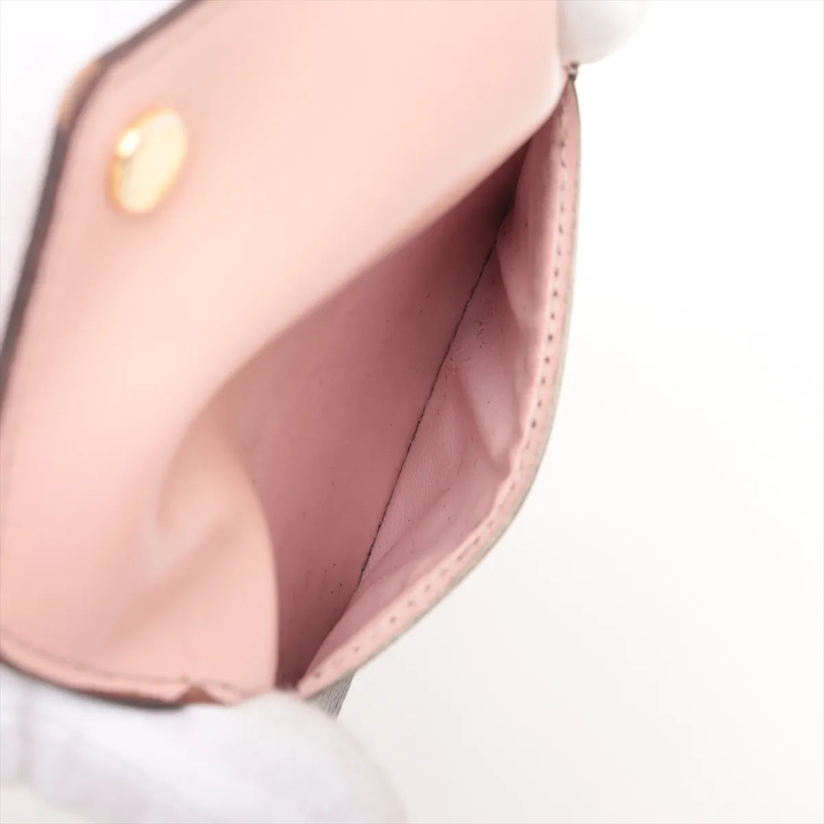 Louis Vuitton Monogram Portefeuille Zoé Compact Wallet Rose Ballerine