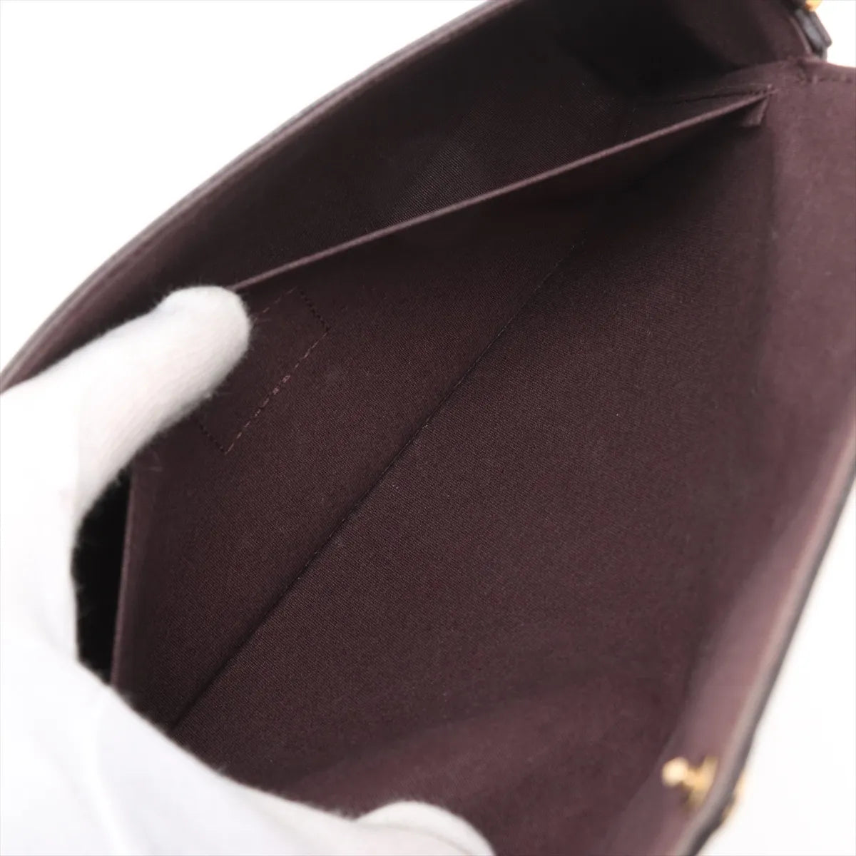 Louis Vuitton Vernis Pochette Félicie Brown