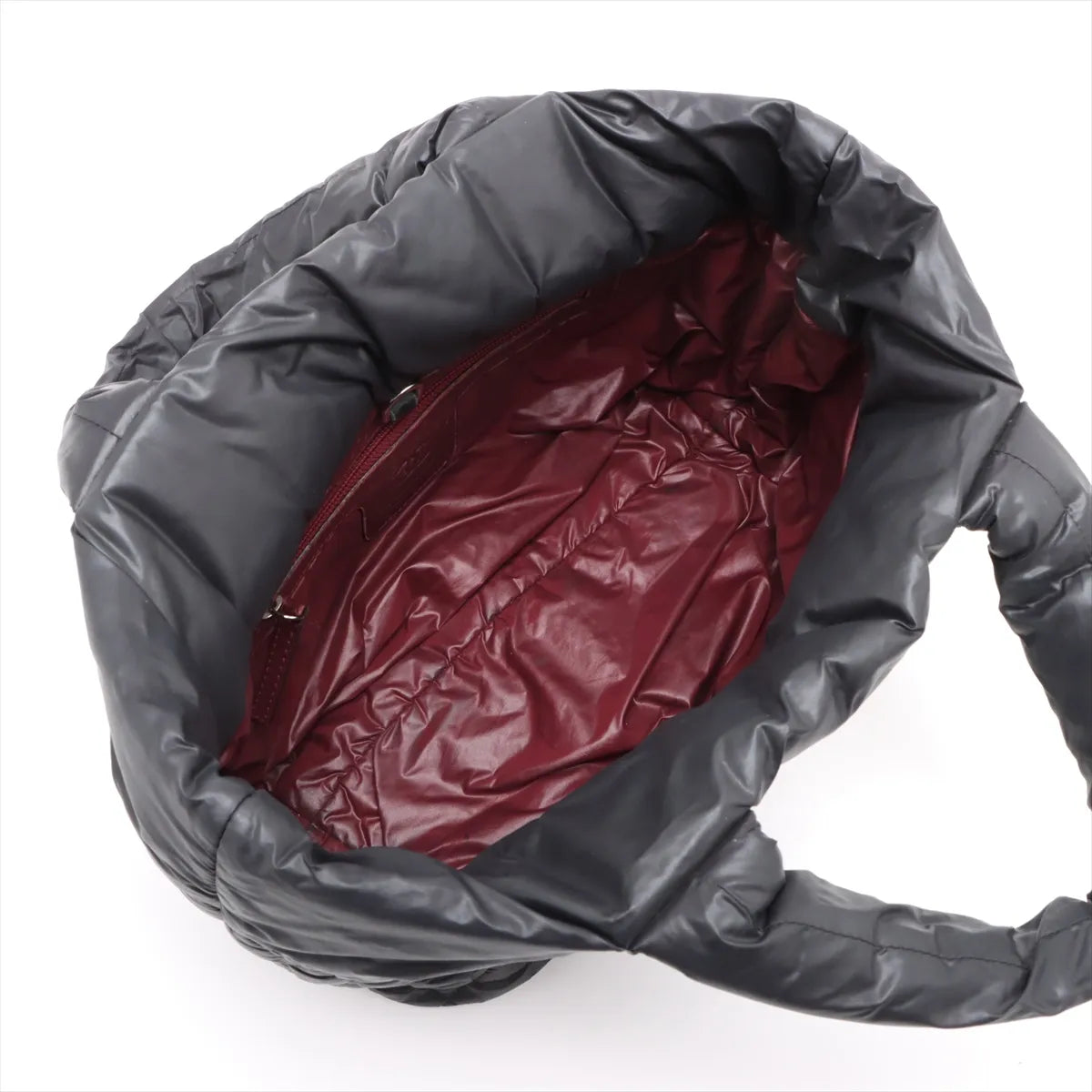 Chanel Matelasse Coco Cocoon Nylon Leather Tote Bag Black