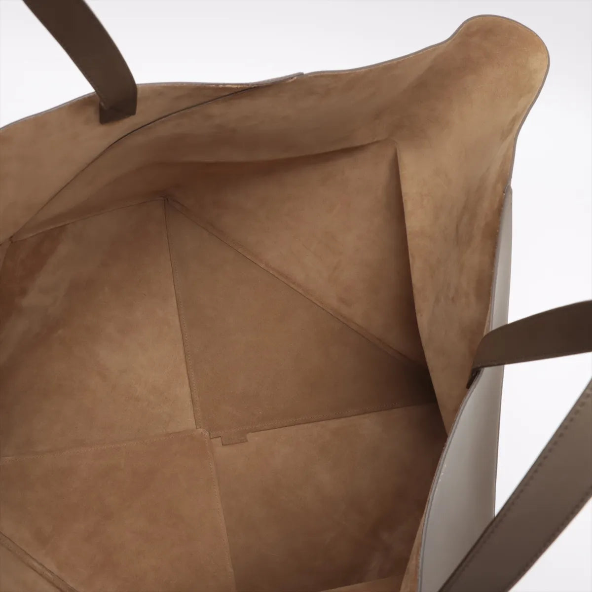 Loewe Puzzle Fold XXL Leather Tote Bag Brown