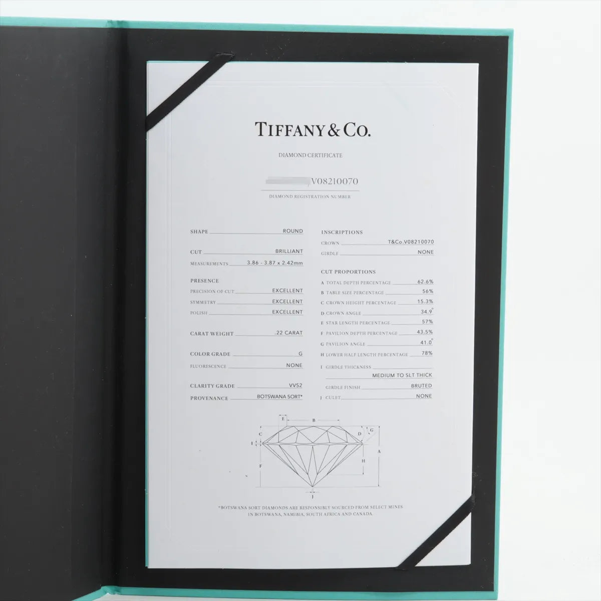 Tiffany & Co. Harmony Diamond Ring Platinum