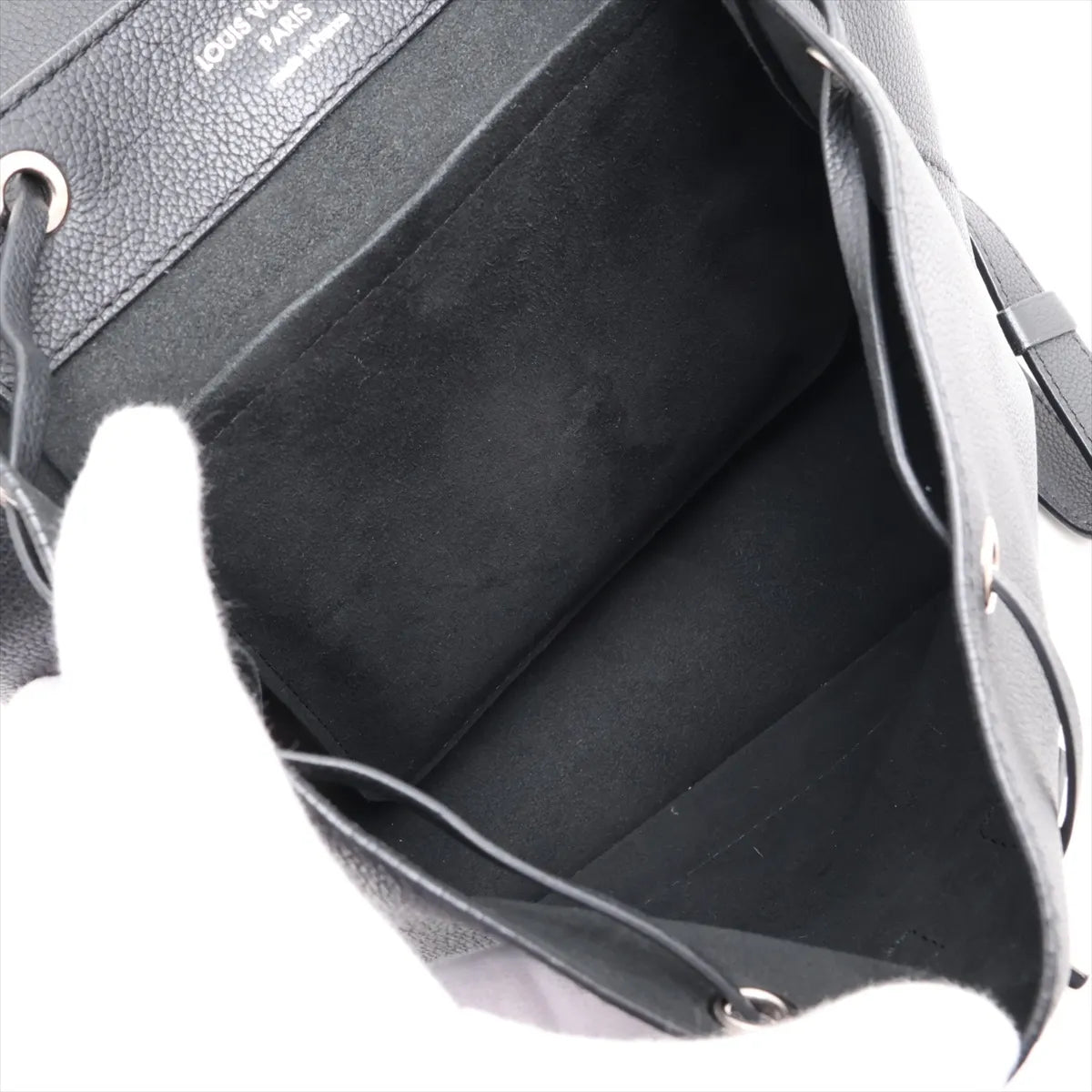 Louis Vuitton Taurillon Lockme Backpack Black