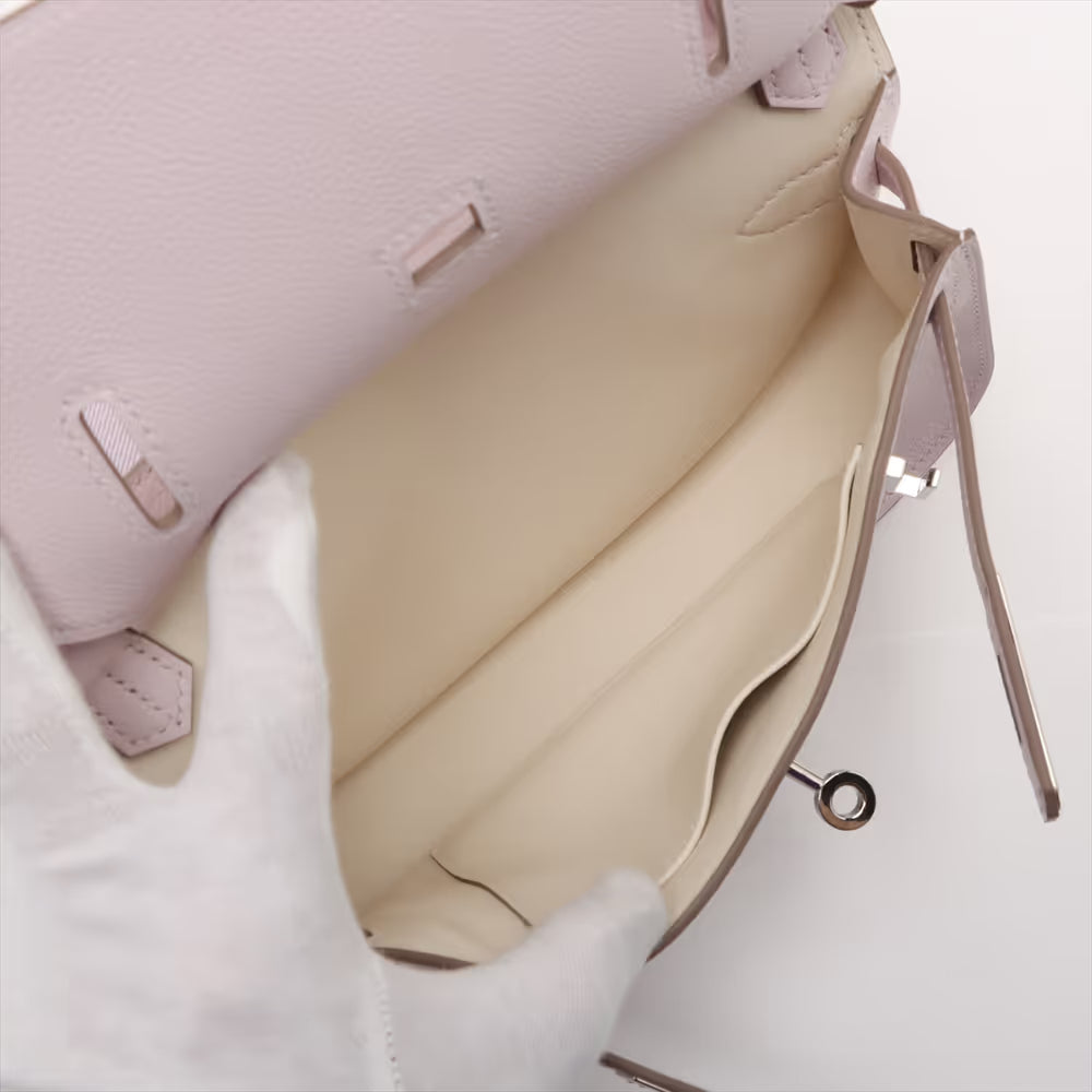 Hermès Jypsiere Mini Verso Voyeur Mauve Pale x Nata