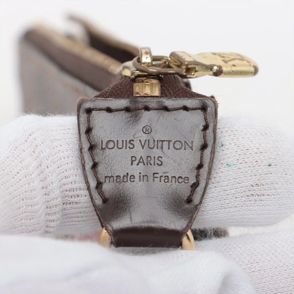 Louis Vuitton Damier Ebene T & B Mini Pochette Accessoires