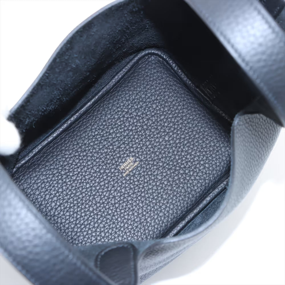 Hermès Taurillon Clemence Picotin Lock 18 PM Black