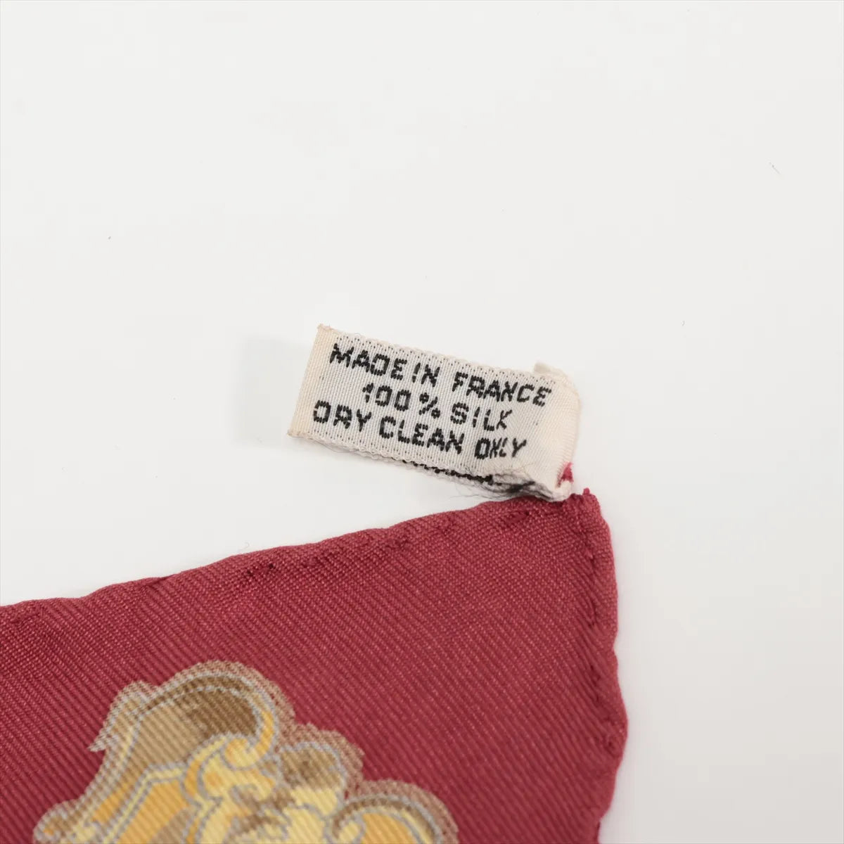Chanel Carre 90 Les Cles Keys Silk Scarf Beige x Bordeaux